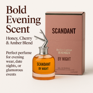 Scandant Belle Celine Women “By Night” by Fragrance World 100ml EDP – Inspired by Scandal by Night (Jean Paul Gaultier) | Long-Lasting Honey Floral Perfume for Women | Dubai Luxury Fragrance