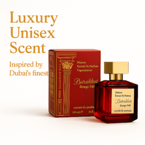 Barakkat Rouge 540 Extrait by Fragrance World – 100ml Extrait de Parfum | Inspired by Maison Francis Kurkdjian Baccarat Rouge 540 Extrait | Intense Long-Lasting Amber Floral Unisex Perfume | Dubai Luxury Fragrance