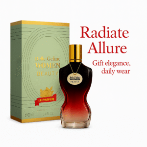 Belle Celine Women Beauty by Fragrance World – 100ml EDP | Inspired by Jean Paul Gaultier Scandal By Night | Long-Lasting Sweet Floral Perfume for Women | Dubai Luxury Fragrance