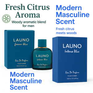 La Uno Forever Blue + La Uno Intense Blue Perfume Combo for Men – Fresh Aquatic & Woody Amber Blend | Long-Lasting Dubai Luxury Fragrance Set | Fragrance World 100ml EDP