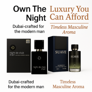 Night De Club Man + Suave Perfume Combo for Men – Elegant Woody & Fresh Amber Blend | Long-Lasting Dubai Luxury Fragrance Combo |100ml EDP