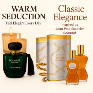 Dolores Pour Femme + Belle Celine Women Classic Perfume Combo – Floral & Amber Luxury Fragrance Set for Women | Long-Lasting Dubai Perfumes by Fragrance World 100 ml EDP