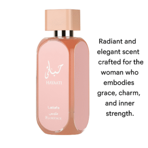 Hayaati Florence by Lattafa Eau de Parfum 100ml – Long-Lasting Floral Fruity Musk Perfume for Women | Dubai Luxury Fragrance Inspired by Lancome La Vie Est Belle