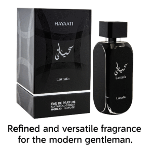 Hayaati by Lattafa Eau de Parfum 100ml – Long-Lasting Fresh Woody Amber Perfume for Men and Women | Luxury Dubai Fragrance Inspired by Hugo Boss Bottled
