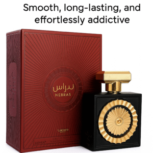 Nebras by Lattafa Eau de Parfum 100ml – Long-Lasting Sweet Vanilla Amber Perfume | Unisex Dubai Luxury Fragrance Inspired by Kayali Vanilla 28