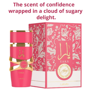 Yara Candy by Lattafa Eau de Parfum 100ml – Sweet Fruity Floral Perfume for Women | Inspired by Ariana Grande Cloud | Long-Lasting Dubai Luxury Fragrance