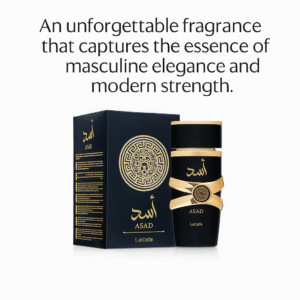 Asad by Lattafa Eau de Parfum 100ml – Long-Lasting Warm Spicy Amber Perfume for Men | Inspired by Dior Sauvage | Dubai Luxury Fragrance
