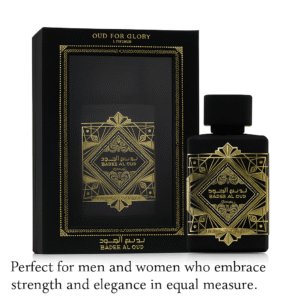 Bade’e Al Oud Oud for Glory by Lattafa Eau de Parfum 100ml – Inspired by Oud for Greatness (Initio Parfums) | Long-Lasting Woody Amber Perfume for Men & Women | Dubai Luxury Fragrance