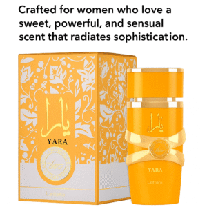 Yara Tous by Lattafa Eau de Parfum 100ml – Inspired by Scandal by Night (Jean Paul Gaultier) | Long-Lasting Sweet Floral Amber Perfume for Women | Dubai Luxury Fragrance