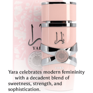 Yara by Lattafa Eau de Parfum 100ml – Inspired by Scandal by Night (Jean Paul Gaultier) | Long-Lasting Sweet Floral Amber Perfume for Women | Dubai Luxury Fragrance