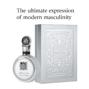 Fakhar Platin by Lattafa Eau de Parfum 100ml – Long-Lasting Fresh Woody Amber Perfume for Men and Women | Dubai Luxury Fragrance Inspired by Bleu de Chanel