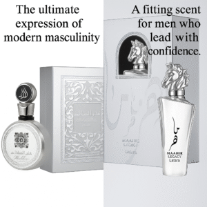 Fakhar Platin+ Maahir Legacy by Lattafa EDP 100ml Combo – Long-Lasting Woody Amber & Spicy Oriental Perfume Duo for Men | Dubai Luxury Fragrance