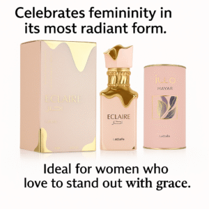 Lattafa Eclaire + Lattafa Mayar EDP 100 ml Combo – Creamy Vanilla & Floral Rose Perfume Duo for Women | Long-Lasting Dubai Luxury Fragrance