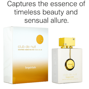 Armaf Club De Nuit White Imperiale EDP 105 ml – Long-Lasting Floral Amber Perfume for Women | Luxury Dubai Fragrance Inspired by Delina Exclusif