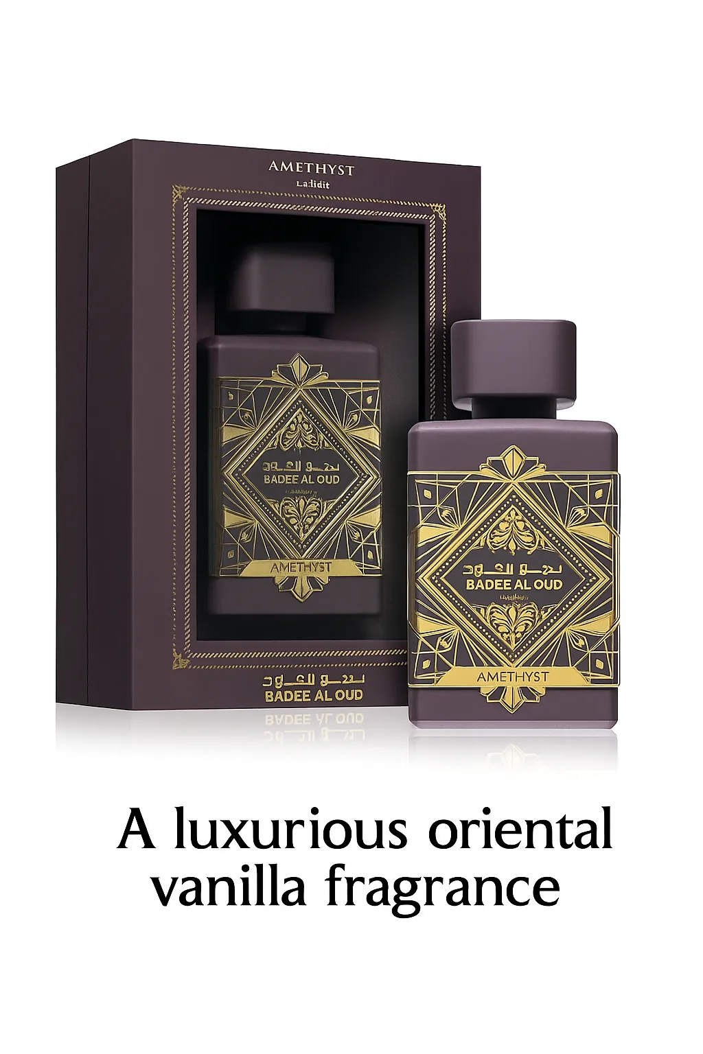Lattafa Bade'e Al Oud Amethyst EDP 100ml | Luxury Oriental Unisex Perfume