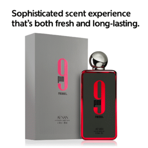 Afnan 9pm Rebel Eau de Parfum (EDP) 100ml | Vibrant Fruity & Woody Unisex Fragrance | Long-Lasting & Alluring