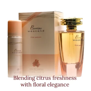 Berries Weekend Pink Edition 100ml EDP for Women | Citrus, Floral & Long-Lasting Fragrance World Perfume