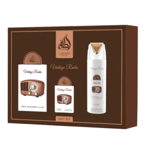 Lattafa Pride Vintage Radio Gift Set