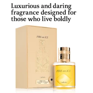 Fire On Ice by Lattafa Eau de Parfum 110ml – Long-Lasting Oriental Amber Spicy Unisex Perfume | Dubai Luxury Fragrance of Warm and Cool Contrasts