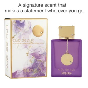 Club De Nuit Maleka by Armaf Eau de Parfum 105ml – Long-Lasting Floral Amber Perfume for Women | Dubai Luxury Fragrance Inspired by Amouage Reflection Woman