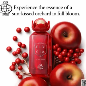 Elysia Apple Rouge by Fragrance World | 100ml Eau De Parfum | Long-Lasting Sweet Fruity Floral Gourmand Scent